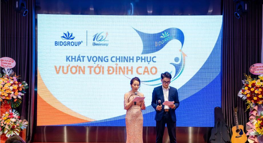 BIDGROUP - Kỉ niệm 16 năm - Chinh phục khát vọng, vươn tới đỉnh cao