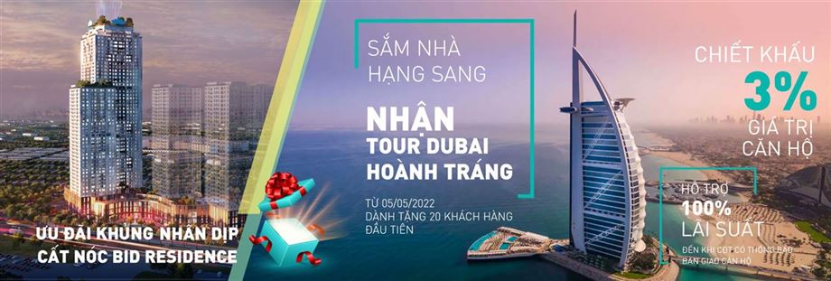 Tòa 50 tầng của dự án BID Residence cất nóc với loạt ưu đãi