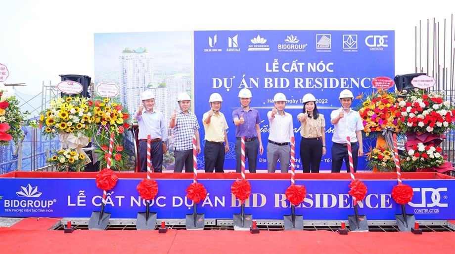 Những khoảnh khắc trong Lễ Cất Nóc Dự Án BID RESIDENCE