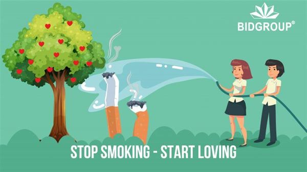 Người BID hào hứng với chiến dịch “No Smoking – Start Loving”